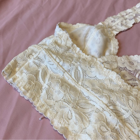 Free People Intimates Cream Bralette - Picture 3 of 4